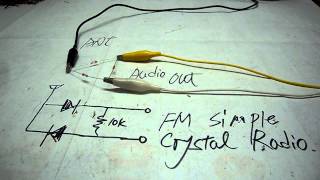 Super Simple FM Crystal Radio [upl. by Yajnas636]