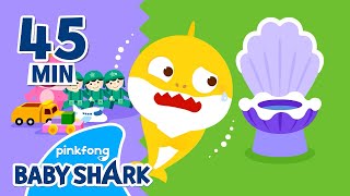 💩Baby Shark Dont Hold it in  Compilation  Healthy Habits for Kids  Baby Shark Official [upl. by Nemracledairam]