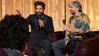 Allu Arjun in Berlin vlog Berlin Film Festival 2024  Berlin Film Festival Pushpa part1 Screening [upl. by Borlow785]