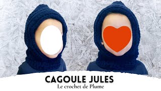 Comment faire une cagoule toutes tailles au crochet  Capuche col  Tuto en français Explications [upl. by Nyrad]