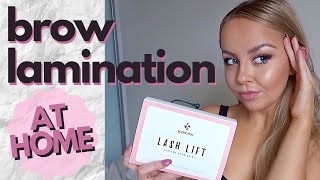 Blonde Brow Lamination StepbyStep Guide  GladGirl Beauty Tips [upl. by Ilak]