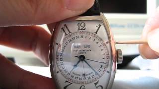 Franck Muller Master Calendar 18K White Gold Automatic Ref5850MC Function Testing [upl. by Tacy]