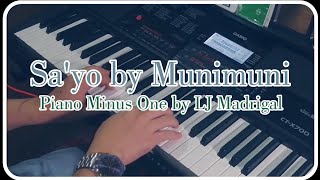 Sayo  Munimuni Piano Karaoke [upl. by Crow]