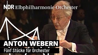 Webern Fünf Stücke für Orchester mit Günter Wand 1985  NDR Elbphilharmonie Orchester [upl. by Furey]