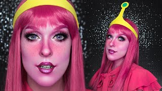 PRINCESS BUBBLEGUM MAKEUP  Day 29 of 31 Days of Halloween [upl. by Genia304]