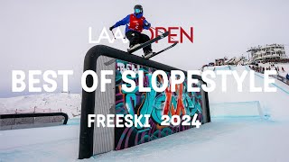 LAAX OPEN 2024  BEST OF FREESKI SLOPESTYLE [upl. by Atikehs]