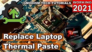 How to Replace Laptop Thermal Paste amp Fix Overheating Issues 2024 Still Working [upl. by Heurlin]