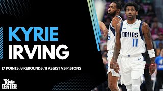 Kyrie Irvings highlights vs Pistons [upl. by Araihc]