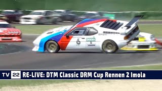 MOTOR TV22 RELIVE DTM Classic DRM Cup Imola Rennen 2 2022  Tourenwagen Legenden [upl. by Blakelee344]