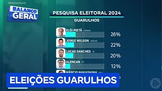 Confira as intenções de voto para prefeitura de Guarulhos [upl. by Johnathan84]