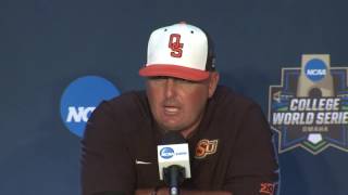 Cowboy Baseball  CWS Game 3 vs Arizona Postgame 062416 [upl. by Anitnauq]