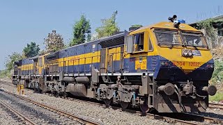 WDG4 amp WDG4D Diesel Locomotive  Hubli Diesel Engine  Train Videos Indian Railways wdg4 wdg4d [upl. by Aicilec]