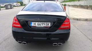 Mercedes S500 with S63 AMG Exhaust SOUND [upl. by Esilrahc556]