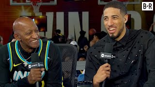 Tyrese Haliburton amp His Dad Talk Pacers Advancing to IST Championship  Inside the NBA [upl. by Roose866]