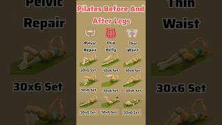 Pilates before and after legs motivation weightloss shorts losebellyfat [upl. by Darin536]