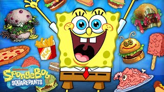 EVERY Food in Bikini Bottom Ever 😋  1 Hour  SpongeBob [upl. by Havstad]