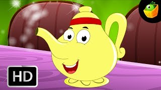 I Am A Little Tea pot  English Nursery Rhymes  Animated Cartoon Songs For Kids [upl. by Atenek632]