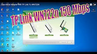 Cara Instal Adapter Wifi TP Link TLWN722N [upl. by Portland119]