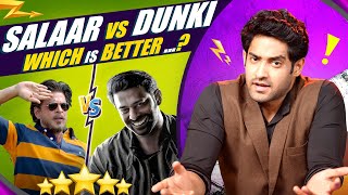 DUNKI VS SALAAR MOVIE REVIEW  BOTH BAD [upl. by Kariotta]