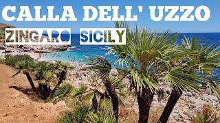 CALA DELL UZZO 🇮🇹 ZINGARO NATURE RESERVE SICILY [upl. by Mcdade]