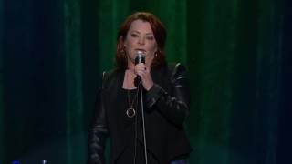 Kathleen Madigan quotBothering Jesusquot OUTTAKE  Lufthansa [upl. by Ynahteb76]