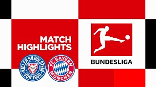 Holstein Kiel vs Bayern Munich  Highlights  Bundesliga 202425 [upl. by Yelnoc]