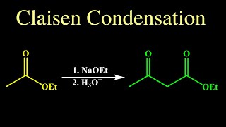 Claisen Condensation Reaction [upl. by Roberta]