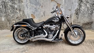 HARLEY DAVIDSON FATBOY 114 CI M8 2018  241 [upl. by Aennaej779]