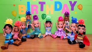 Benjamins Birthday  Elsa amp Anna toddlers  Barbie  gifts  contest  games  cake [upl. by Atinaw]