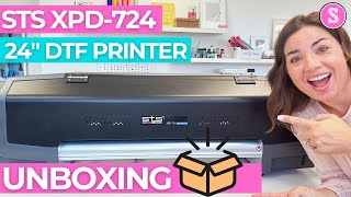 📦 STS XPD724 24quot DTF Printer Unboxing [upl. by Leuqar]