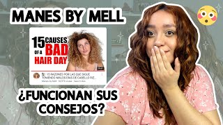 ¿15 RAZONES DE MALOS DÍAS DE CABELLO  Ondulada sigue los consejos de una Rizada ManesByMell [upl. by Dinsmore]