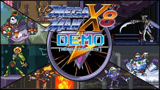 MegaMan X8 Demake  Full Playthrough All Upgrades [upl. by Julina]