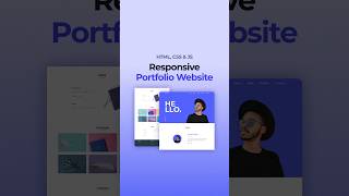 Responsive Portfolio Website HTML CSS JavaScript [upl. by Milstone]