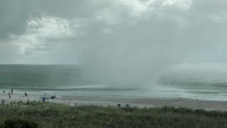 Waterspout Tornado Carolina Beach Extreme Close Up [upl. by Beauvais]