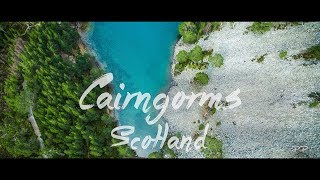 Scottish Nature  Cairngorms National Park Scotland Drone [upl. by Ehud]