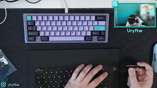 Build stream  Teclado 60 en caja de madera con switches Gateron PRO Brown 20 lubed amp filmed [upl. by Agate]