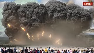 US Panic Horrible Today Yellowstone Volcano Erupts Ground Rumbles and Rises Sharply [upl. by Lletnom]