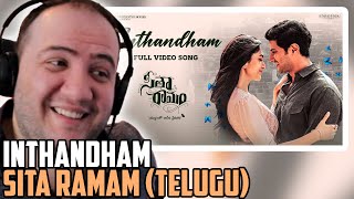 Inthandham Video Song  Sita Ramam Reaction  Dulquer Mrunal Vishal Hanu Raghavapudi [upl. by Odlabso]