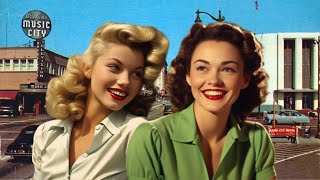 1940s USA  Real Photos of Exquisite Women in America  Colorized [upl. by Eeliak]