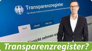 Transparenzregister Was ist das und muss ich das bezahlen [upl. by Vedetta294]