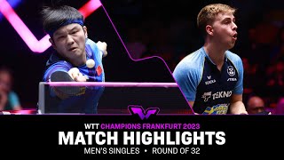 Fan Zhendong vs Truls Moregard  MS R32  WTT Champions Frankfurt 2023 [upl. by Yslek]