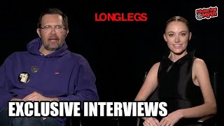 LONGLEGS Exclusive Interview Maika Monroe Oz Perkins Blair Underwood and Alicia Witt [upl. by On]