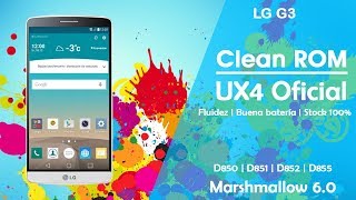 LG G3  Clean ROM 25  UX4 Stock  estable buena batería  rápida  Review en Español  Ayala Inc [upl. by Bastien728]