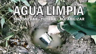 Cómo PURIFICAR y POTABILIZAR agua contaminada en la MONTAÑA  Técnica de Supervivencia [upl. by Nuahsar]