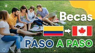 Cómo aplicar a las BECAS para COLOMBIANOS🇨🇴 para ESTUDIAR en CANADÁ🇨🇦 2021 [upl. by Ayomat]