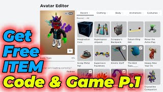 Cách lấy phụ kiện MIỄN PHÍ Roblox Những item đẹp  Collect Free Item Roblox Code and Game P1 [upl. by Idet214]