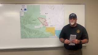 July 28 2023 Lowline Fire Morning Brief Operations Section Chief Paul Delmerico Gunnison Colorado [upl. by Isiah457]