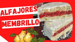 ALFAJORES de MEMBRILLO GLASEADOS👉fáciles sofisticados✔ riquisimos [upl. by Ydolem]