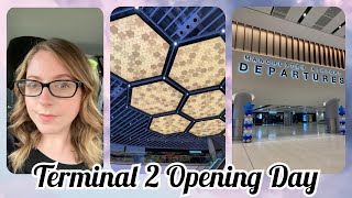 Manchester Airport Terminal 2 OPENING DAY and FULL JOURNEY [upl. by Berfield]