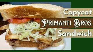 Copycat Primanti Brothers Sandwich  Veal Cutlet Primantis Sandwiches [upl. by Akinor]